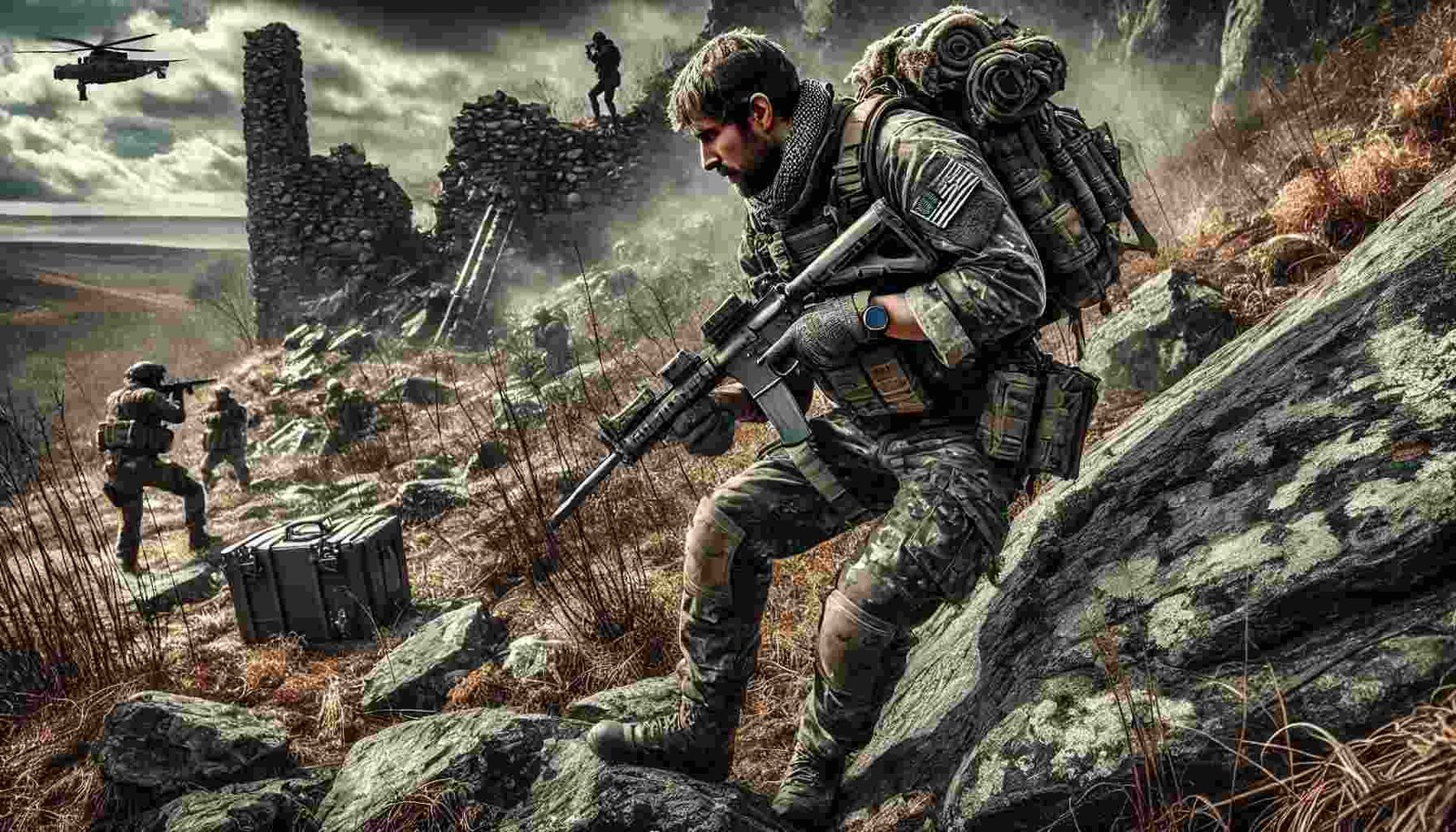 game scene in combat zone survival assault